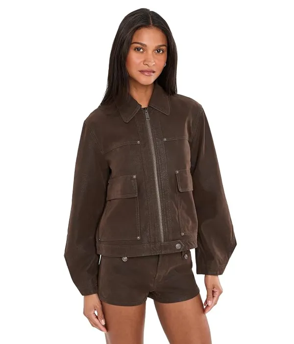 We The Free Blair faux suede jacket, product photo