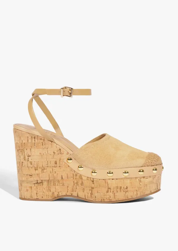 Schutz Kayana wedges, Cognac, product photo